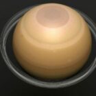 Realistická planeta Saturn
