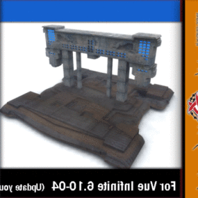 scifi Universal Basisstation 3D-model