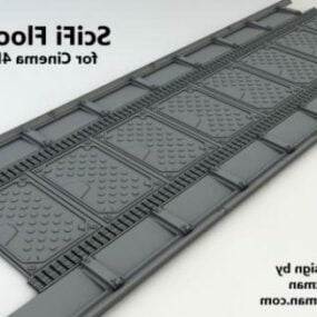 Scifi Floor Floor Building 3d model