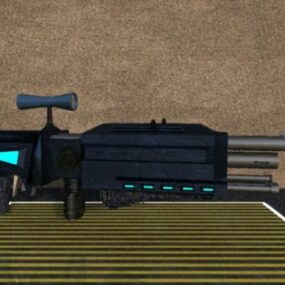 Scifi Gun 3d malli