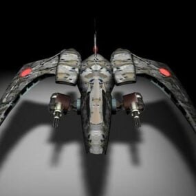Vaisseau spatial futuriste Voyager modèle 3D