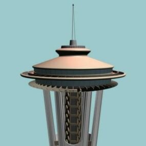 Seattle Tower Building 3d model