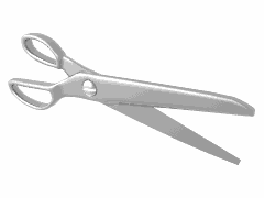 Τρισδιάστατο μοντέλο Sharp Scissors