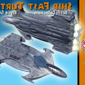 Mô hình tàu vũ trụ Battle Cruiser 3d