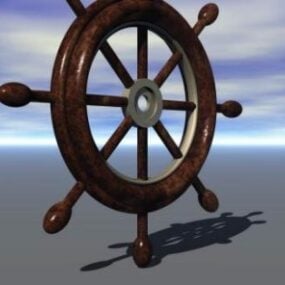 Ship Wheel 3d model