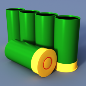 Brokovnice Shell Gun Bullet 3D model