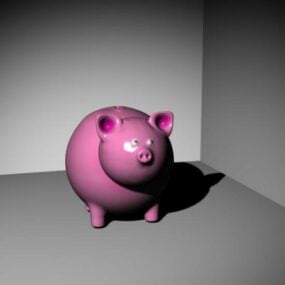 Kid Piggy Bank 3d model
