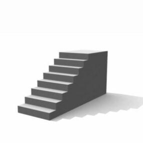 Einfaches Treppen-3D-Modell
