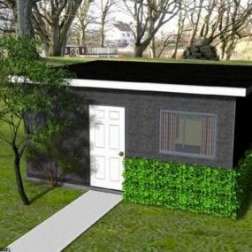 Model 3D pojedynczego domu