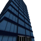 超高層ビルのガラスファサード