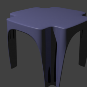 Outdoor Plastic Table 3d model