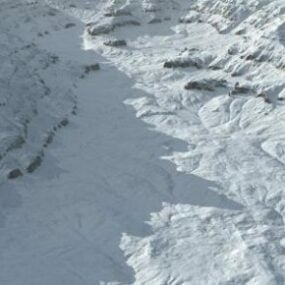 Model 3D Białej Góry Śnieżnej