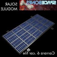 Mô hình 3d bảng mô-đun năng lượng mặt trời