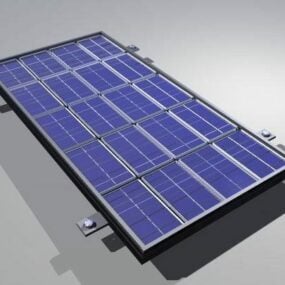 Solarpanel 3D-Modell