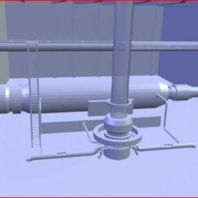 अंतरिक्ष स्टेशन संकल्पना 3डी मॉडल