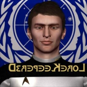 宇宙船宇宙飛行士男性キャラクター3Dモデル