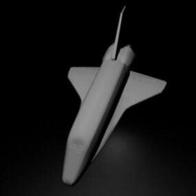 Model 3d Konsep Space Shuttle