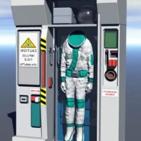 우주 의류 디자인 3d 모델
