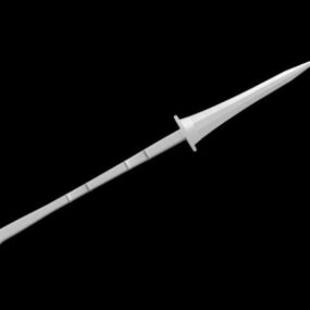 مدل سه بعدی سلاح باستانی شمشیر نیزه