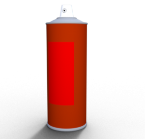 Spray Can Case 3d model