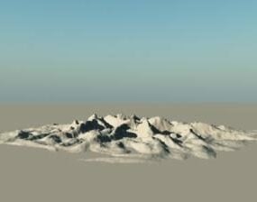 Modelo 3D da paisagem do terreno de Stacey