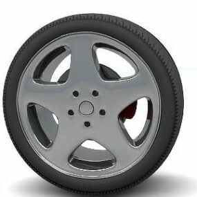 Standardní 3D model pneumatiky pro auto