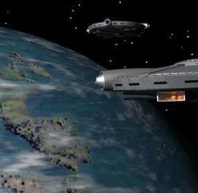 Yıldız Gemisi Uzay Aracı 3D modeli