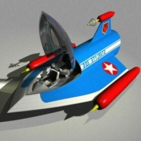 Model 3D Kapal Angkasa Air
