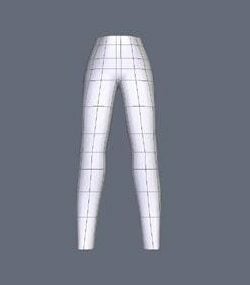 Fit Pant Fashion For Girl 3d model