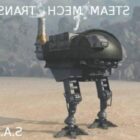 Dampf-Mech-Roboter-Transport