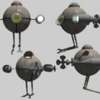 Steampunk-Roboter-Explorer