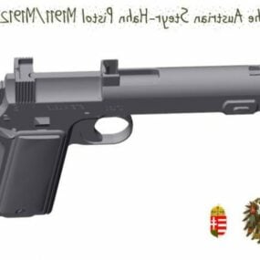 3д модель пистолета Steyr Arms