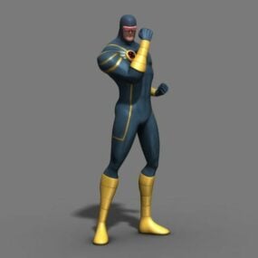Xmen Hero Character 3d model