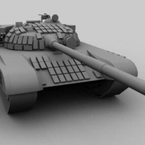 T72b Sovjet-Mbt-tank 3D-model