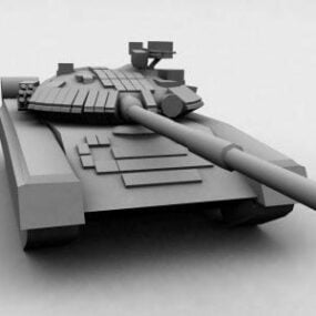 T80 sovjetisk Mbt Tank 3d-modell