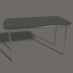 طاولة مكياج حديثة مع رف نموذج ثلاثي الأبعاد