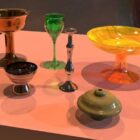 Colorful Glass Tableware