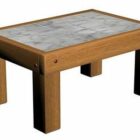 Cadre en bois de meubles de table