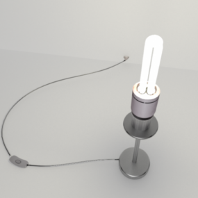 Светодиодная лампа Eco Bulb с Rigged модель 3d