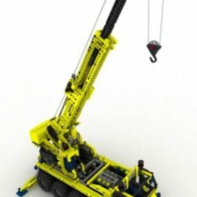 Technic Construction Crane 3d-model
