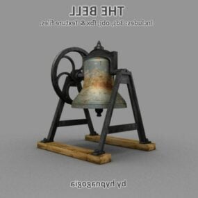 The Bell With Stand 3d model