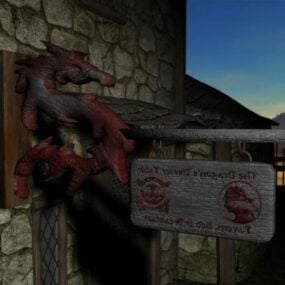 The Dragon Escape From Rock Castle 3d model