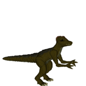 Dinosaurio terápodo Animal modelo 3d