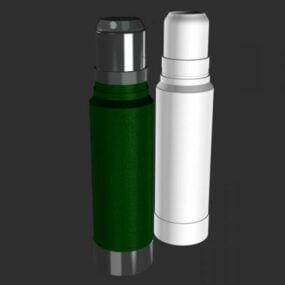 Dual Thermos Bottle 3d model