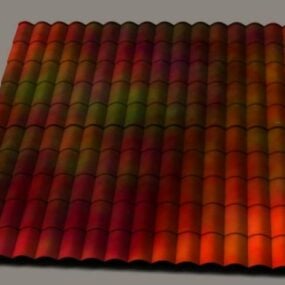 3D model textury dlaždicové střechy