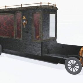3d модель старовинного автомобіля Трансільванія