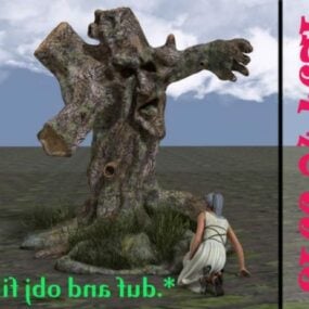 Suchý Log Tree Of Fear 3D model