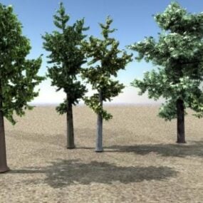 Garden Tree Realistic 3d model