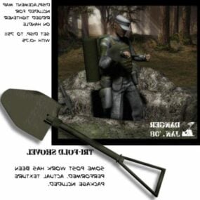 Military Shovel 3d model