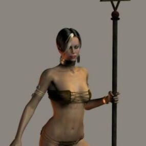 Trinity Warrior Girl 3d model